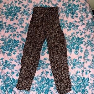 American Eagle cheetah print pants